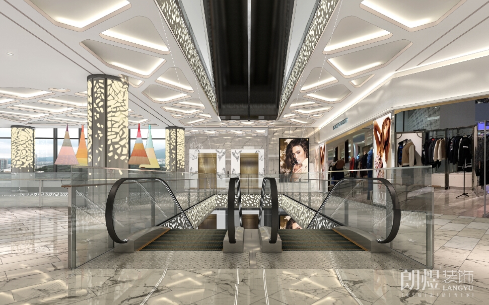 簡約現(xiàn)代商場裝修設(shè)計(jì)效果圖